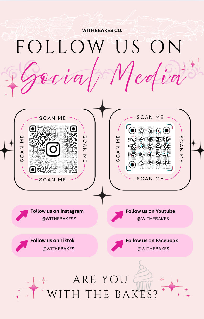 Follow us Today & Stay With the Bakes!