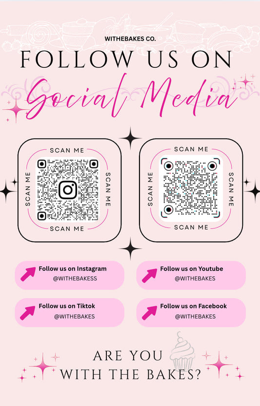 Follow us Today & Stay With the Bakes!