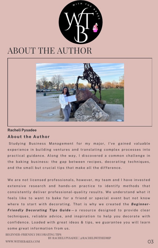 Beginner Friendly Decorating Tips (for beginners)